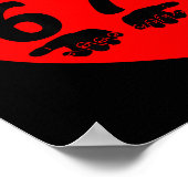Rosen Rot Blah Sechs Sieben Funny Valentine Meme L Poster (Ecke)