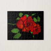 Rosen-Rot-Puzzlespiel Puzzle (Horizontal)