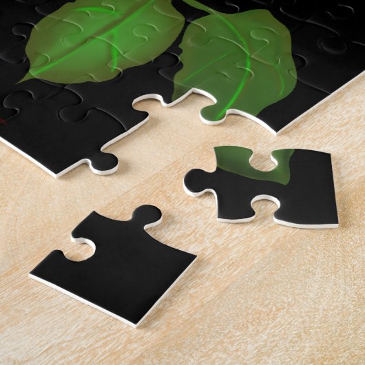 Rosen-Rot-Puzzlespiel Puzzle (Seite)