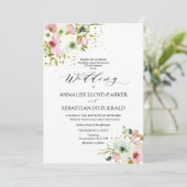 Rosen, rot und weiß, mit Goldspritzen Einladung (Stehend Vorderseite)