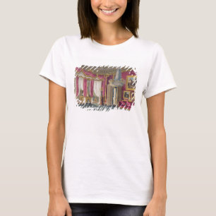 Rosen-Satin, der Raum zeichnet (zweite Ansicht) T-Shirt