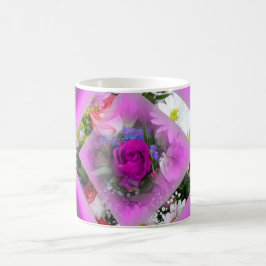 Rosen-Schaffung Kaffeetasse