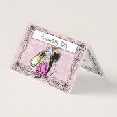 Rosen-Schatten-Fee Visitenkarten (Vorderseite)