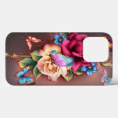Rosen & Schmetterlinge Case-Mate iPhone Hülle (Rückseite (Horizontal))