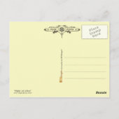 Rosen schnuppern postkarte (Rückseite)