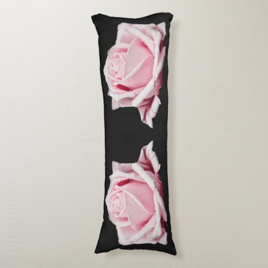 Rosen Seitenschläferkissen (Vorderseite Vertikal)