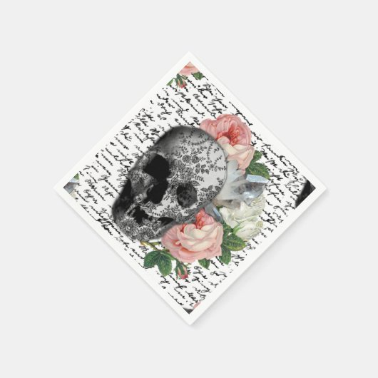 Rosen Serviette (Ecke)