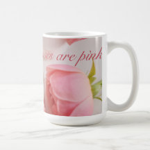 Rosen sind Pinker Becher