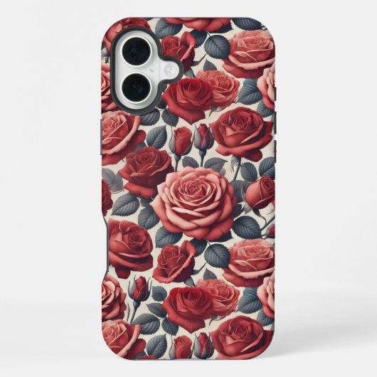 Rosen sind rot iPhone hülle (Rückseite)