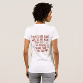 Rosen sind Rot Kindness Quote T-Shirt (Schwarz voll)
