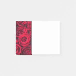 Rosen sind rot post-it klebezettel