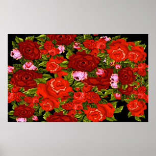 Rosen sind rot poster