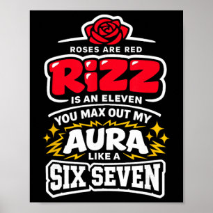 Rosen sind rot sechs sieben Gehirnfäule Valentinst Poster