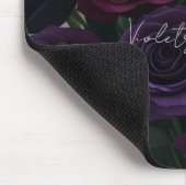 Rosen sind rot, Veilchen sind blau Mousepad (Ecke)