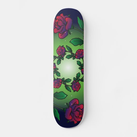 Rosen Skateboard (Vorderseite)