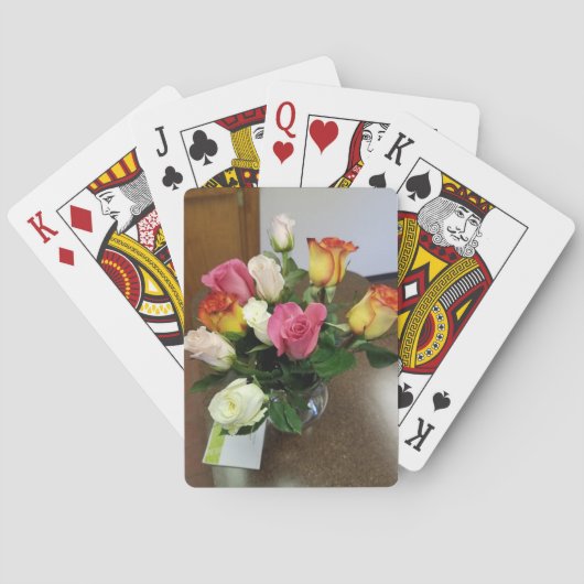 Rosen Spielkarten (Rückseite)