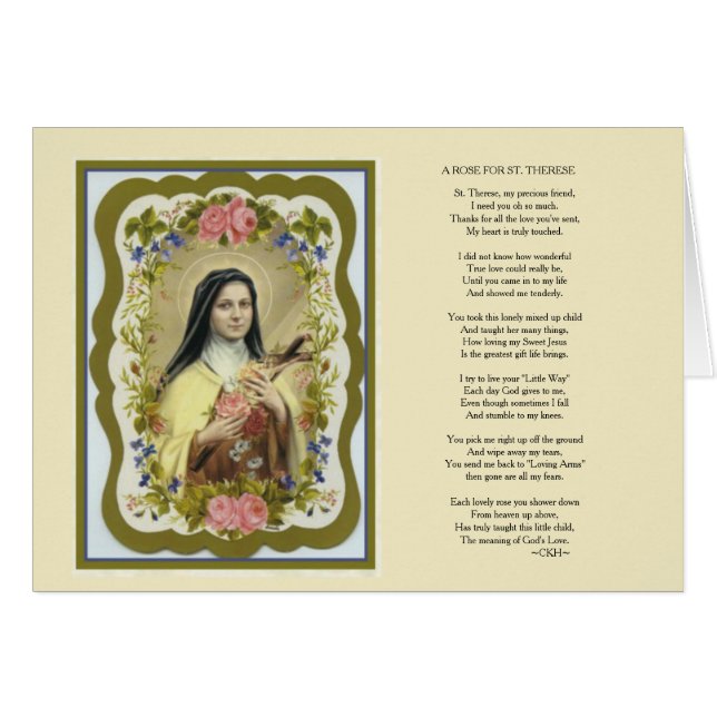 Rosen St. Therese wenig (Vorderseite (Horizontal))
