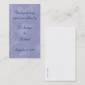 "Rosen staubiger im Blau" - 'Lesezeichen Visitenkarte (Vorne/Hinten)