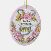 Rosen Stethoskop Krankenschwester Ornament (Rechts)