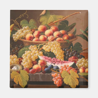 Rosen Still Life Körbchen Fruchtmagnet Magnet