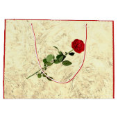 Rosen-süße Ehefrau auf Valentinstag Große Geschenktüte (Rückseite)