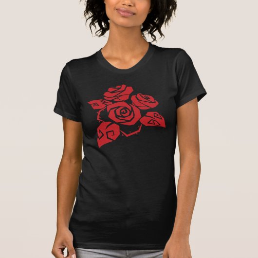 Rosen-T-Shirt T-Shirt (Vorderseite)