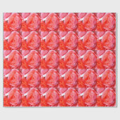 Rosen-Tapete Geschenkpapier (Flach)