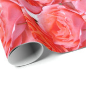 Rosen-Tapete Geschenkpapier (Rolleneckpunkt)