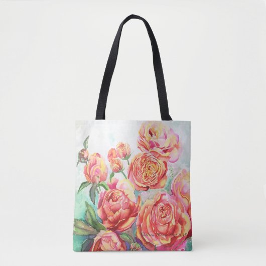 Rosen-Tasche Tasche (Vorderseite)