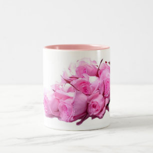 Rosen-Tasse Zweifarbige Tasse