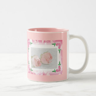 Rosen-Tasse Zweifarbige Tasse