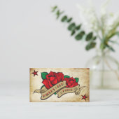 Rosen Tattoo Custom UAWG Begleitkarte (Stehend Vorderseite)