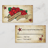 Rosen Tattoo Custom UAWG Begleitkarte (Vorne/Hinten)