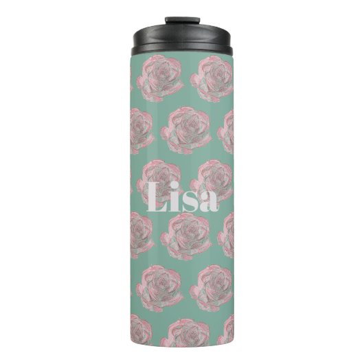 Rosen Thermosbecher (Vorderseite)