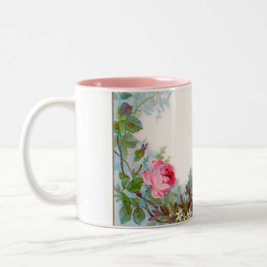 ROSEN U. JASMINE ZWEIFARBIGE TASSE (Links)