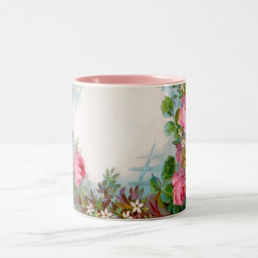 ROSEN U. JASMINE ZWEIFARBIGE TASSE (Mittel)