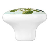 Rosen- u. SchmetterlingsVintager Keramikknauf (Seitenansicht)