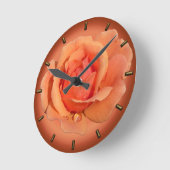 Rosen-Uhr-Uhr-Uhr-Uhr-Peach-Orange-Rose Uhr (Winkel)