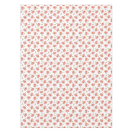 Rosen und Blätter, rosa Tischdecke