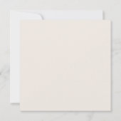 Rosen und Creme Save The Date Karte (Rückseite)