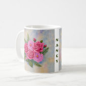 Rosen- und Dahlien-Kaffeetasse Kaffeetasse (Vorderseite Links)