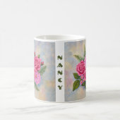 Rosen- und Dahlien-Kaffeetasse Kaffeetasse (Mittel)