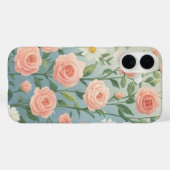 Rosen und Daisy-Blume Case-Mate iPhone Hülle (Rückseite (Horizontal))