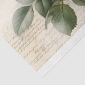 Rosen und Ephemera Seidenpapier (Ausschnitt)