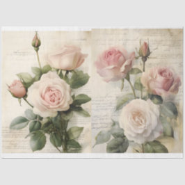 Rosen und Ephemera Seidenpapier