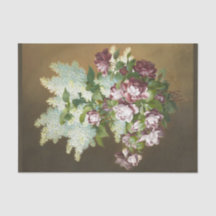 Rosen und Flieder, Decoupage