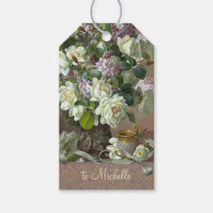 Rosen und Fliedern CC0174 De Longpré Flowers Geschenkanhänger