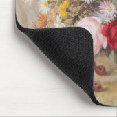 Rosen und Gänseblümchen Mousepad (Ecke)