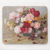 Rosen und Gänseblümchen Mousepad (Vorne)