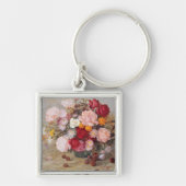 Rosen und Gänseblümchen Schlüsselanhänger (Vorne)